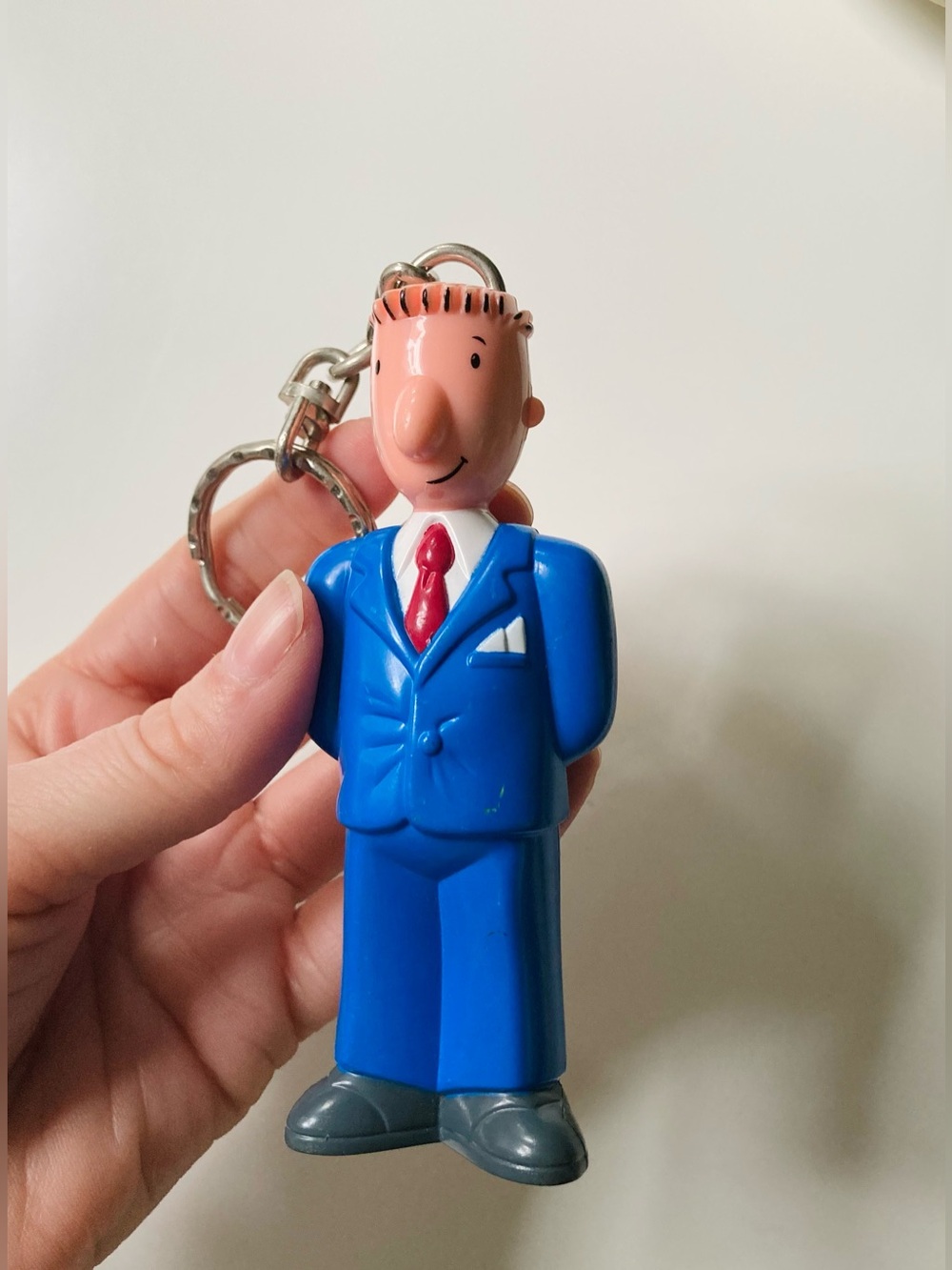 Vintage 90s Doug Funnie McDonald's Happy Meal Toy Cartoon Doug Keychain